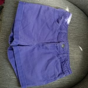 Denim Purple Shorts